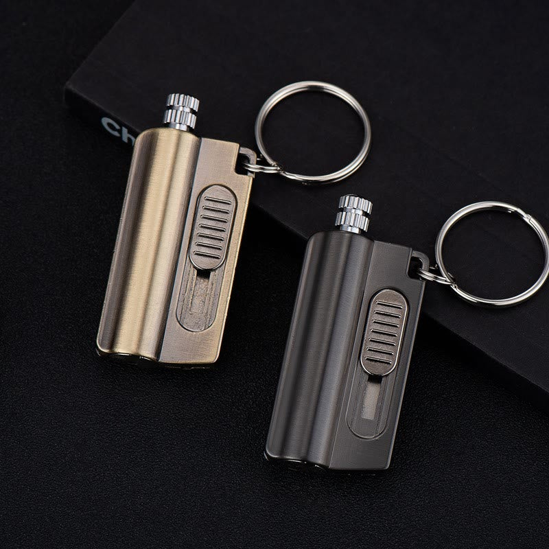 Utility Knife Box Opener Permanent Match Keychain Kerosene Lighter - image 1
