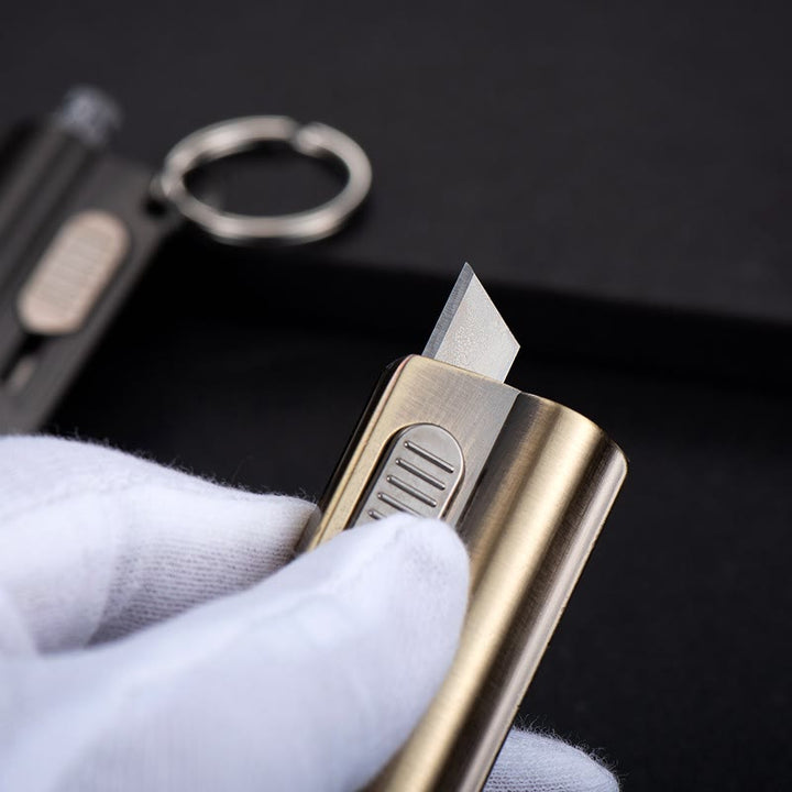 Utility Knife Box Opener Permanent Match Keychain Kerosene Lighter - image 3