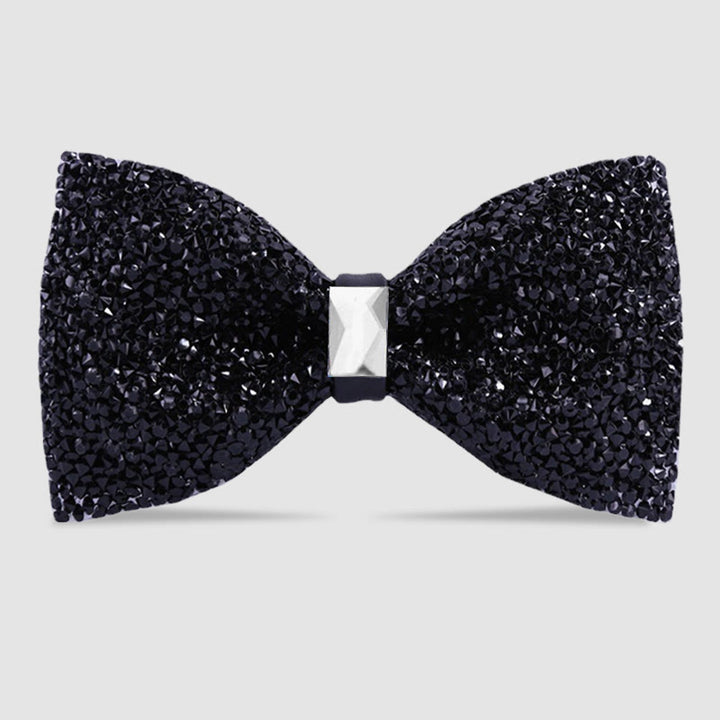Men's Sparkle Star Glitter Crystal Bow Tie