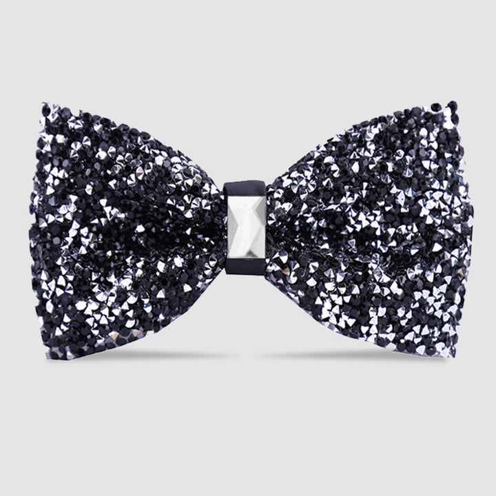 Men's Sparkle Star Glitter Crystal Bow Tie