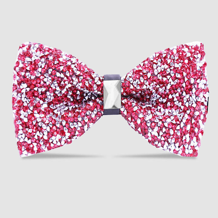 Men's Sparkle Star Glitter Crystal Bow Tie