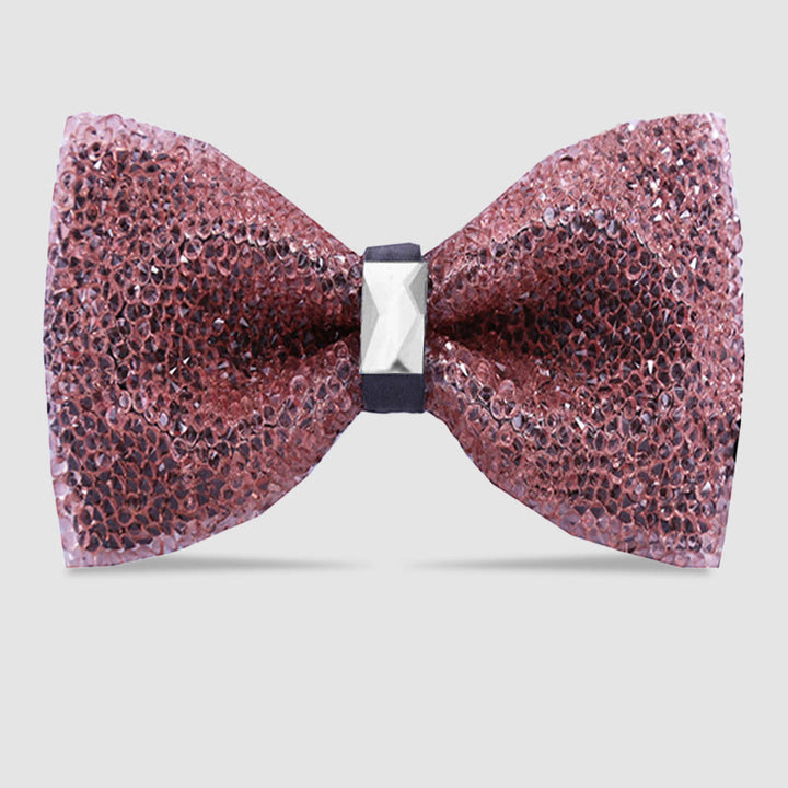 Men's Sparkle Star Glitter Crystal Bow Tie