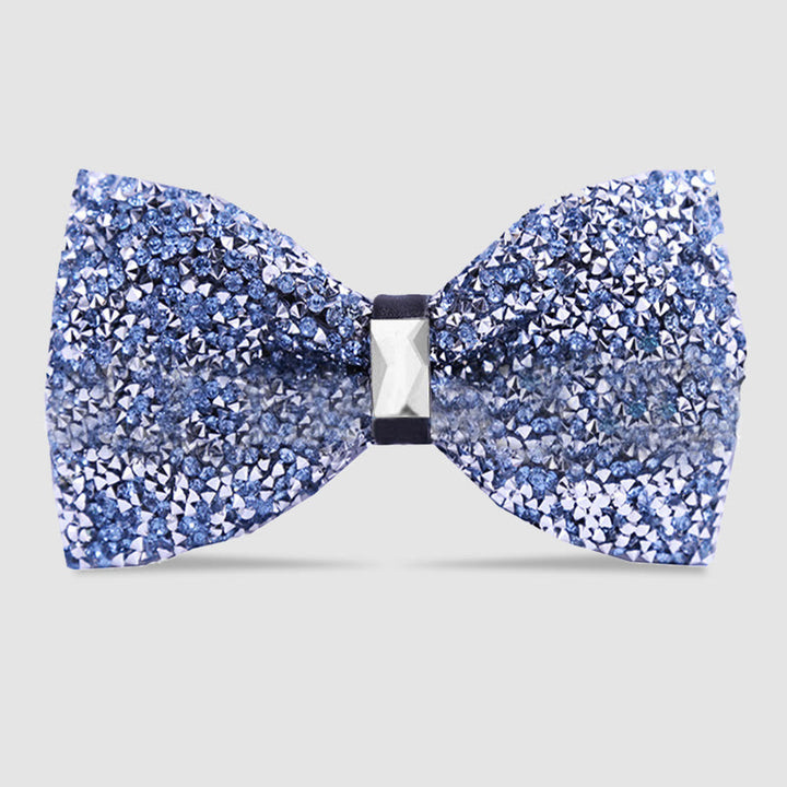 Men's Sparkle Star Glitter Crystal Bow Tie - # 3 - image 4