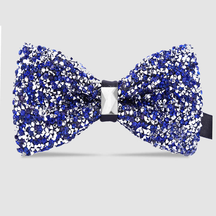 Men's Sparkle Star Glitter Crystal Bow Tie - # 1 - image 2