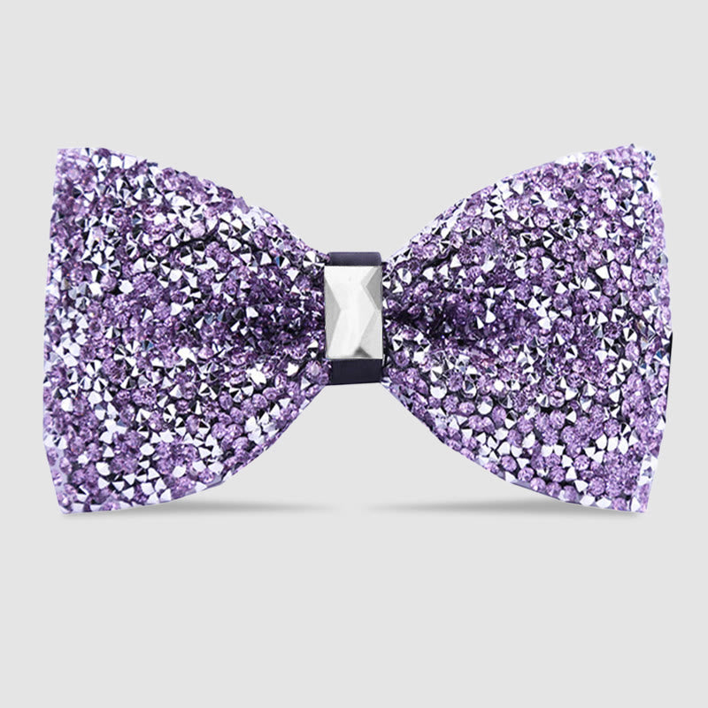 Men's Sparkle Star Glitter Crystal Bow Tie