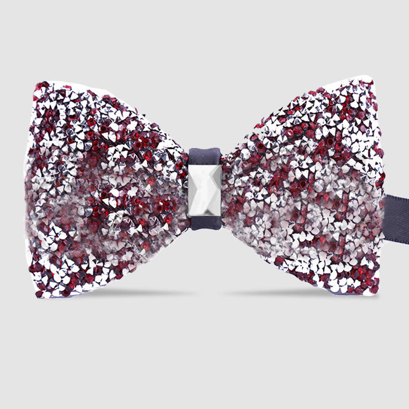 Men's Sparkle Star Glitter Crystal Bow Tie - # 7 - image 8