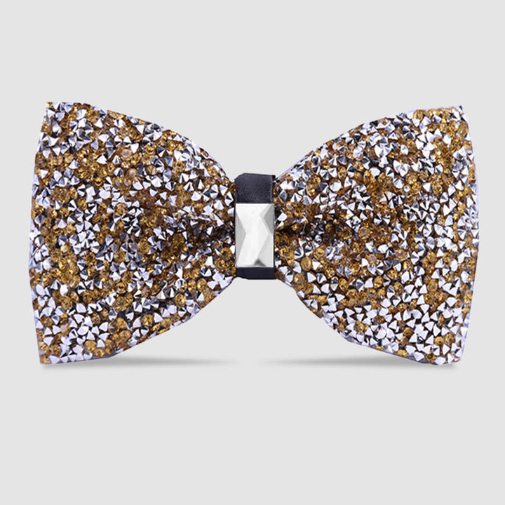 Men's Sparkle Star Glitter Crystal Bow Tie
