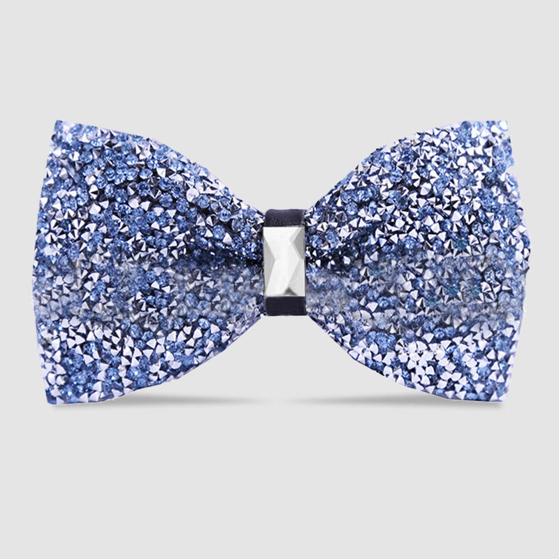 Men's Sparkle Star Glitter Crystal Bow Tie - # 3 - image 4