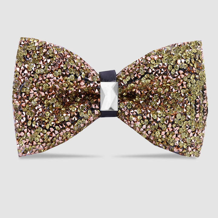 Men's Sparkle Star Glitter Crystal Bow Tie