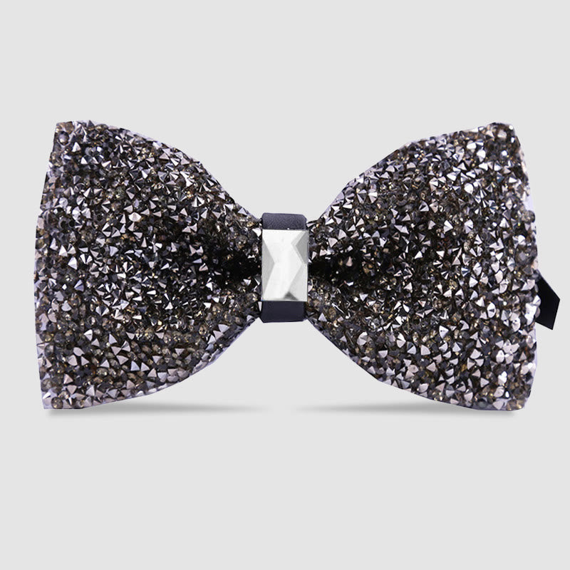 Men's Sparkle Star Glitter Crystal Bow Tie