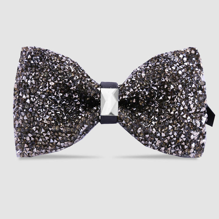 Men's Sparkle Star Glitter Crystal Bow Tie