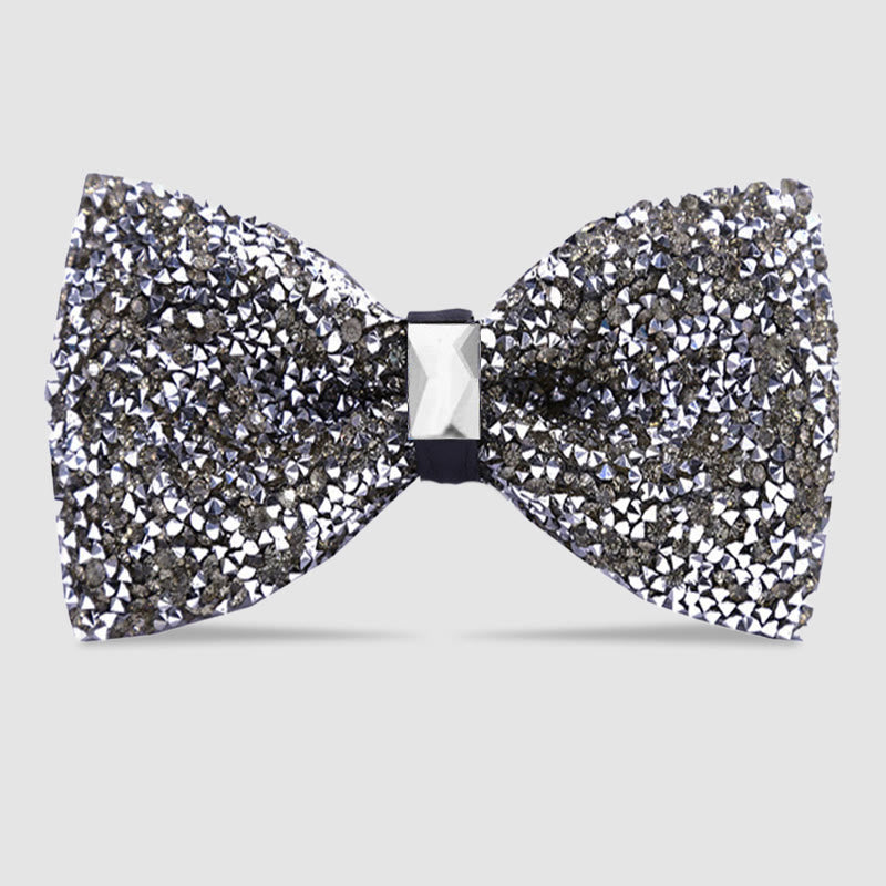 Men's Sparkle Star Glitter Crystal Bow Tie