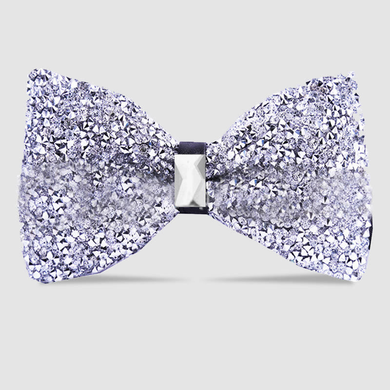 Men's Sparkle Star Glitter Crystal Bow Tie