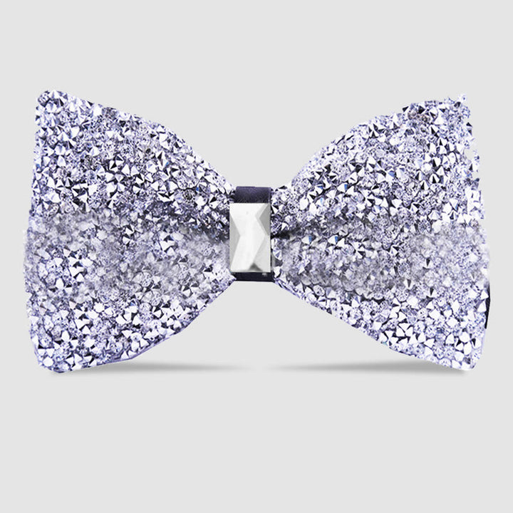 Men's Sparkle Star Glitter Crystal Bow Tie