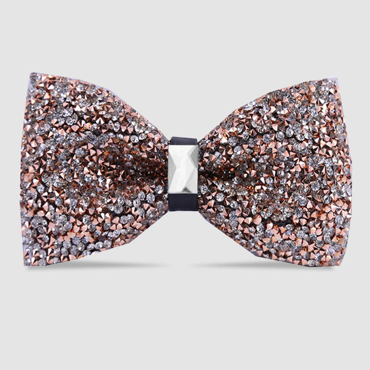 Men's Sparkle Star Glitter Crystal Bow Tie