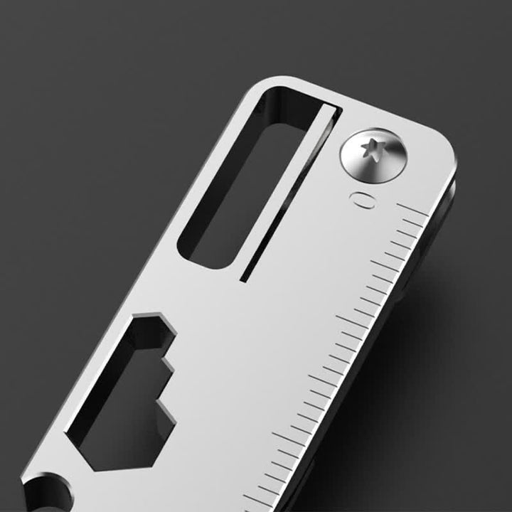 9 In 1 EDC-Tool Multifunctional Folding Mini Knife Keychain - image 6
