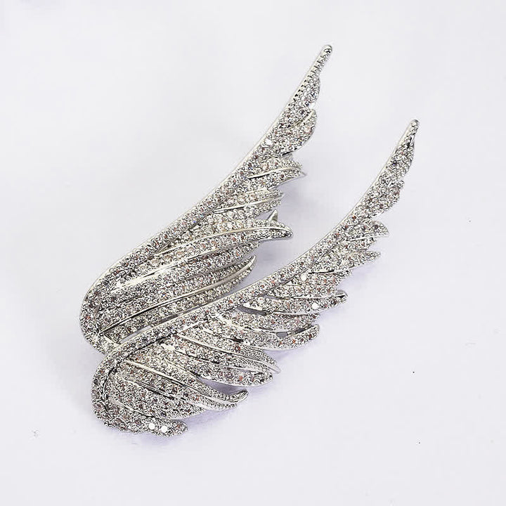 Women's Angel's Wings Exquisite Feather Shape Brooch