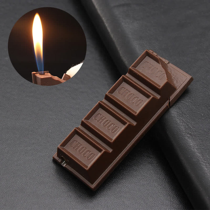 Funny Creative Chocolate Appearance Butane Lighter - Chocolate - image 0