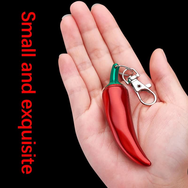 Novel Chili Shaped Permanent Match Keychain Kerosene Lighter - image 5