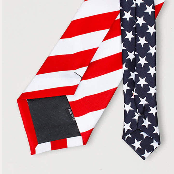 Men's Flag Stars & Stripes Necktie - image 5