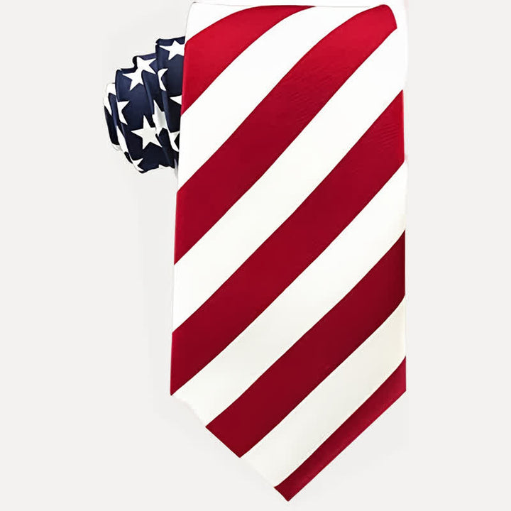 Men's Flag Stars & Stripes Necktie - image 2