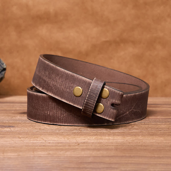 Round Custom Name 2 Letters DIY Buckle Leather Belt