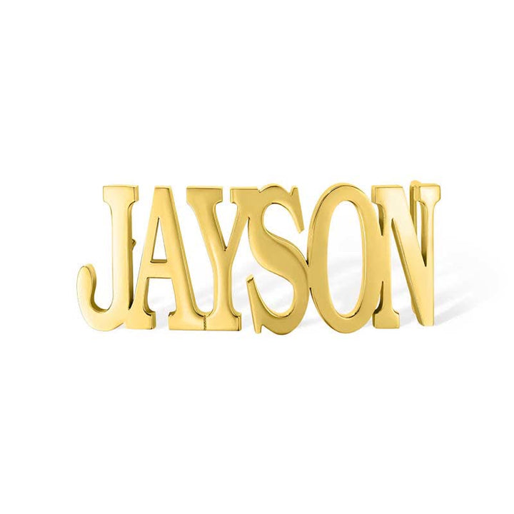 Sleek Letter-shape Custom Named DIY Buckle Leather Belt - image 4