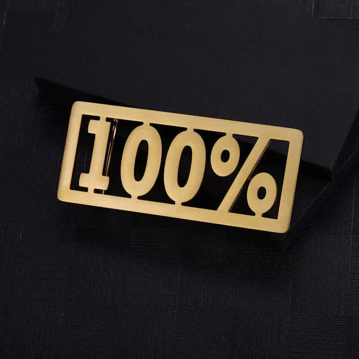 Rectangle Custom Name Cursive Letters DIY Buckle Leather Belt