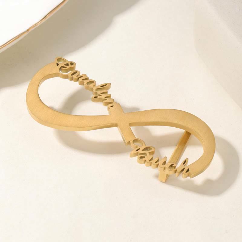 Infinity Note Custom Name DIY Buckle Leather Belt