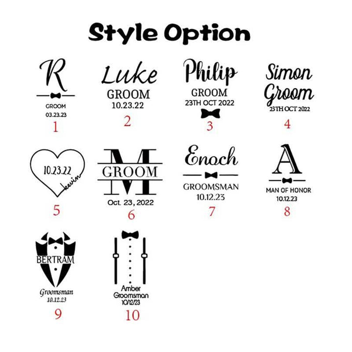 Men's Custom Name Black Groomsmen Wedding Crew Socks - image 2