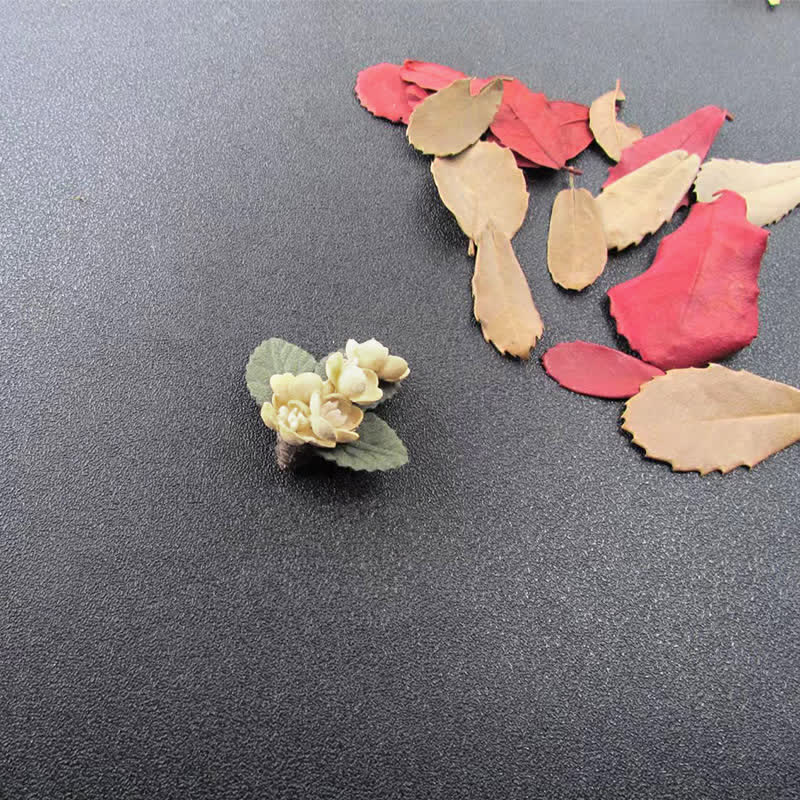 Ivory Wedding Original Design Mini Flowers Cloth Brooch