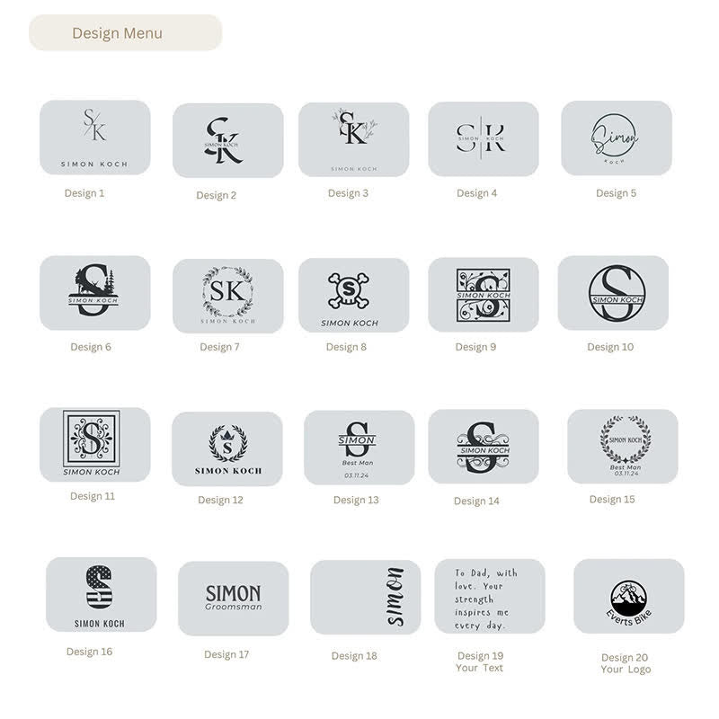 Custom Name Wedding Gift Idea Leather Magnetic Money Clip