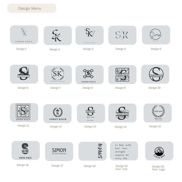 Custom Name Wedding Gift Idea Leather Magnetic Money Clip