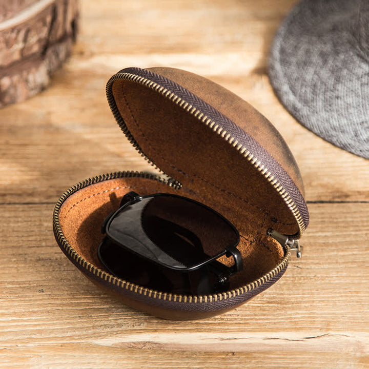 Creative Semi-Hard Folding Sunglasses Protector Storage Case