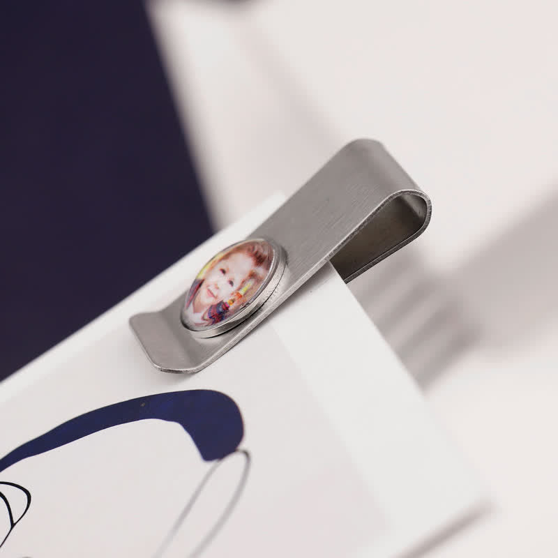 Custom Color Photo Wedding Gift Idea Money Clip