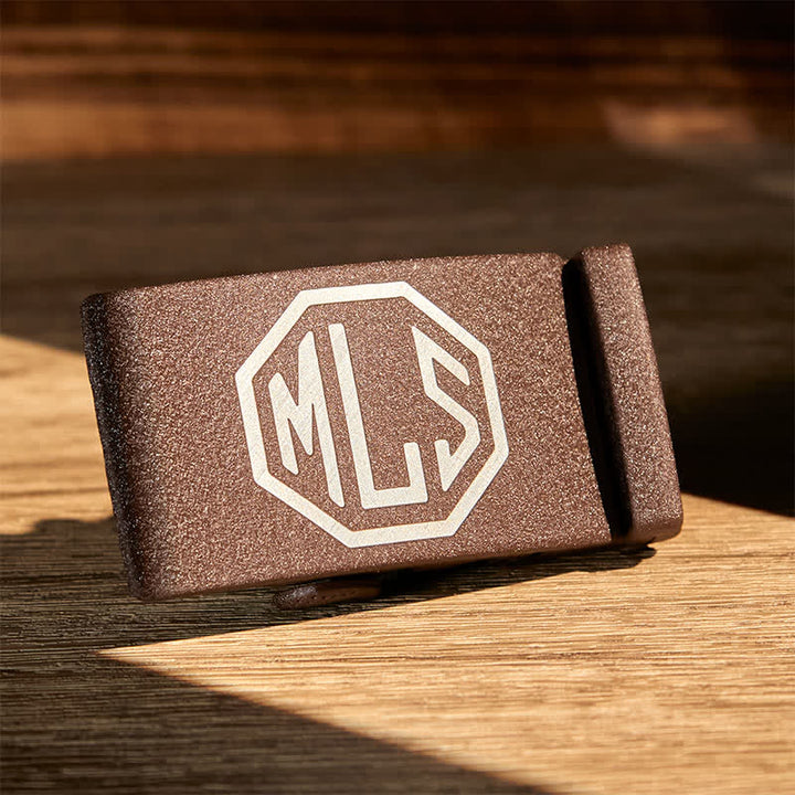 Personalized Gift Idea Custom DIY Automatic Buckle Leather Belt - image 14