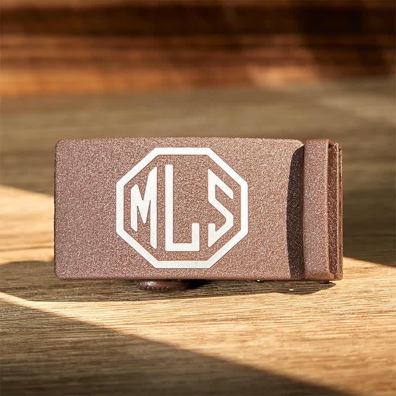Personalized Gift Idea Custom DIY Automatic Buckle Leather Belt - image 12