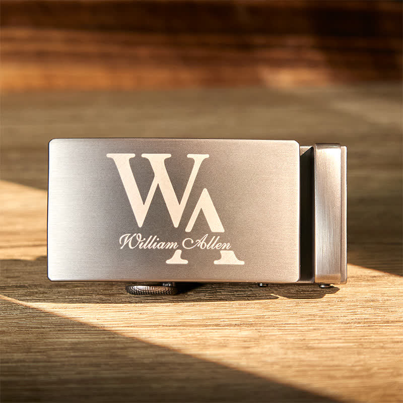 Personalized Gift Idea Custom DIY Automatic Buckle Leather Belt - image 6