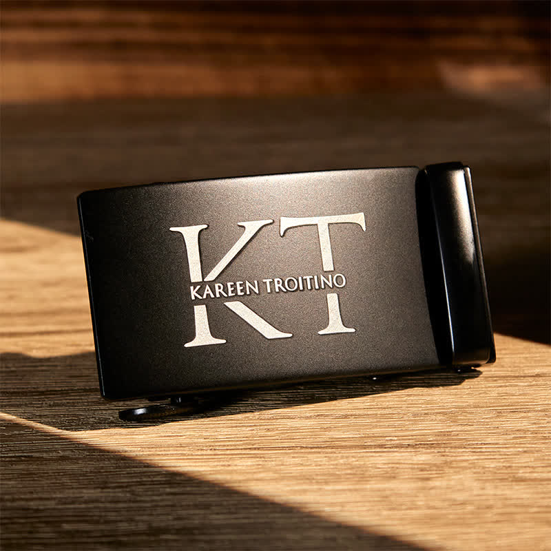 Personalized Gift Idea Custom DIY Automatic Buckle Leather Belt - image 2