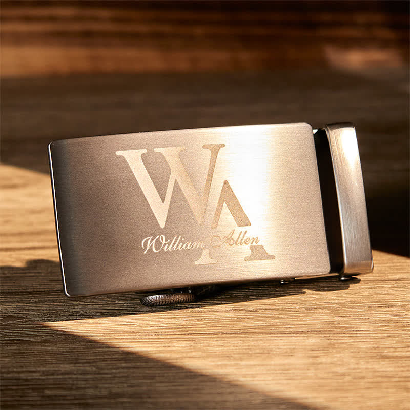 Personalized Gift Idea Custom DIY Automatic Buckle Leather Belt - image 8