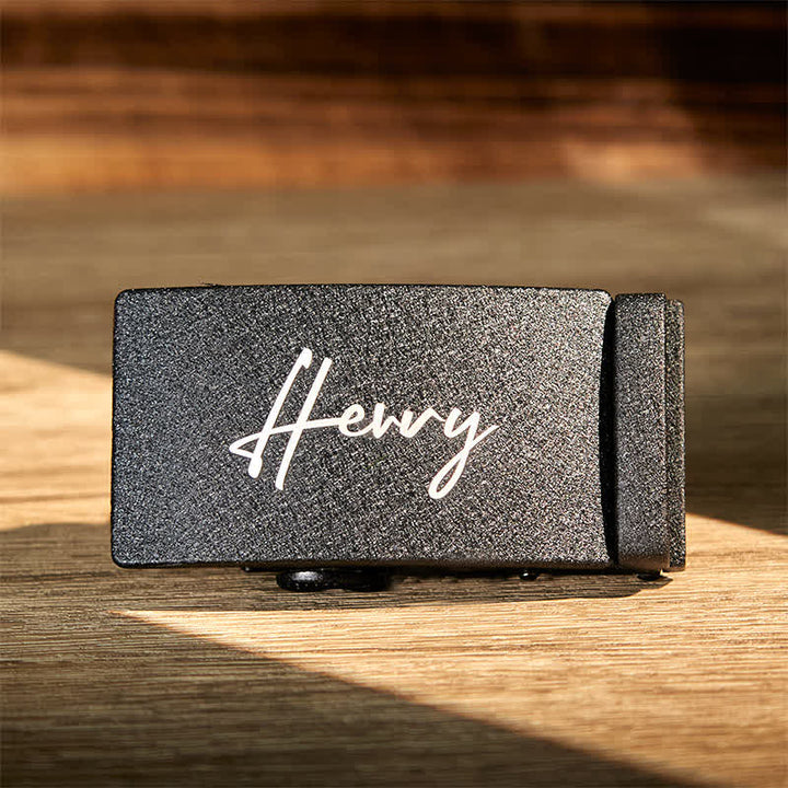 Personalized Gift Idea Custom DIY Automatic Buckle Leather Belt - image 9