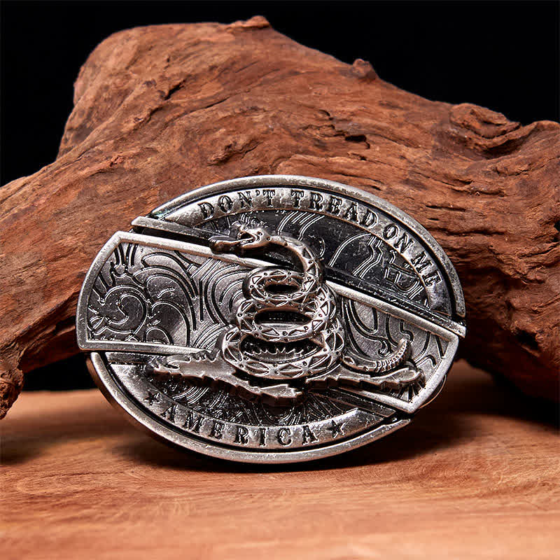 Men's DIY Black Mamba Hidden Folding Knife Leather Belt - Black Mamba - Without Belt - Not Included Belt - image 0