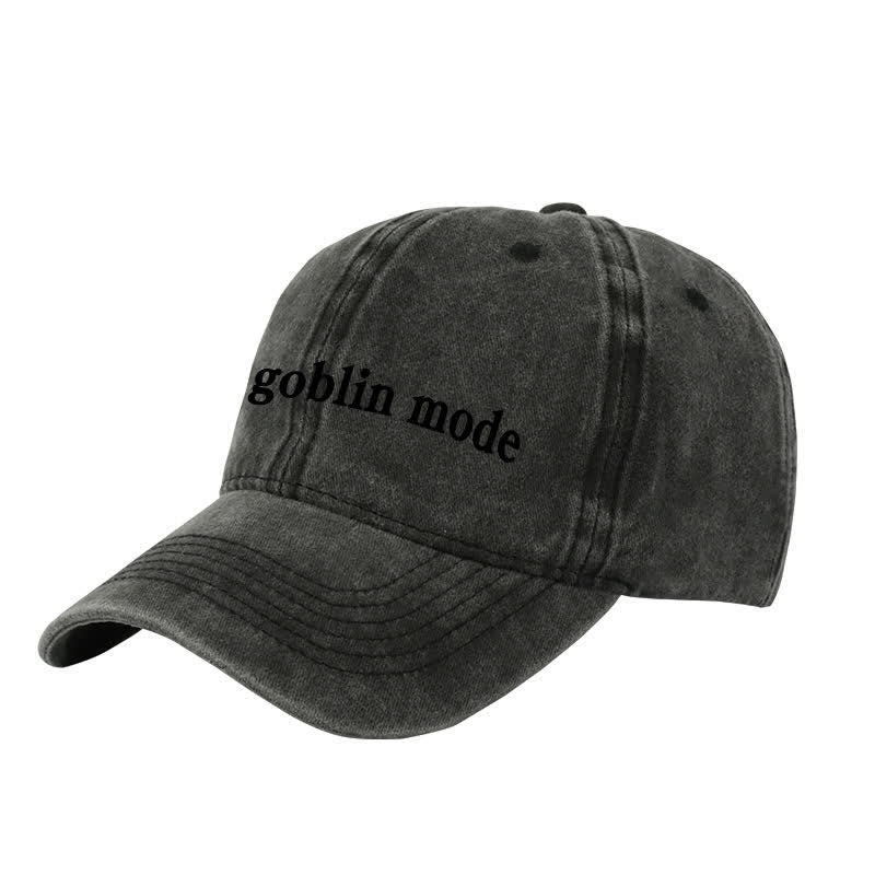 Goblin Mode Embroidered Adjustable Baseball Cap