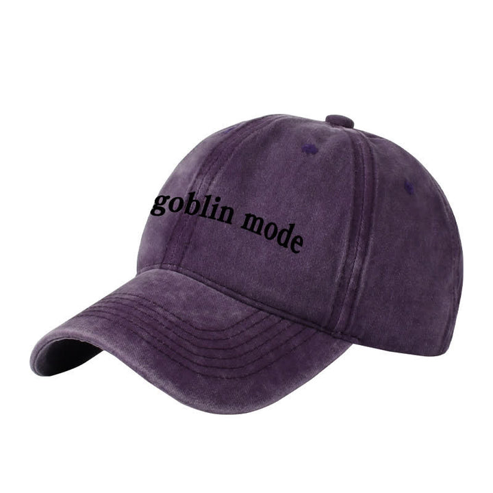 Goblin Mode Embroidered Adjustable Baseball Cap