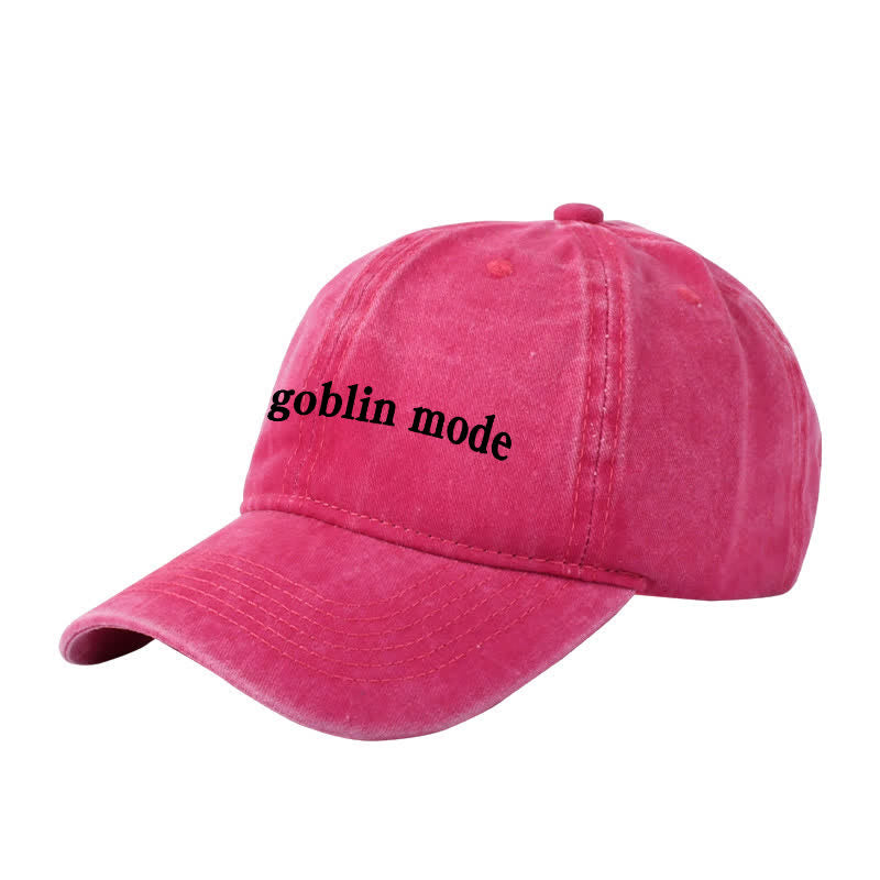 Goblin Mode Embroidered Adjustable Baseball Cap