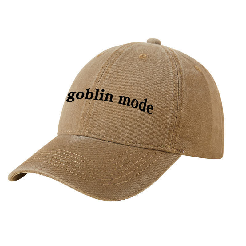 Goblin Mode Embroidered Adjustable Baseball Cap