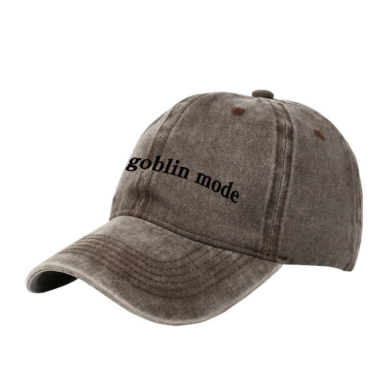 Goblin Mode Embroidered Adjustable Baseball Cap