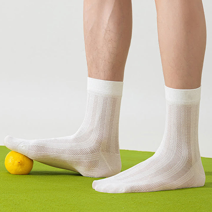 Men's Ultra-Thin Summer Mulberry Silk Summer Socks - image 3