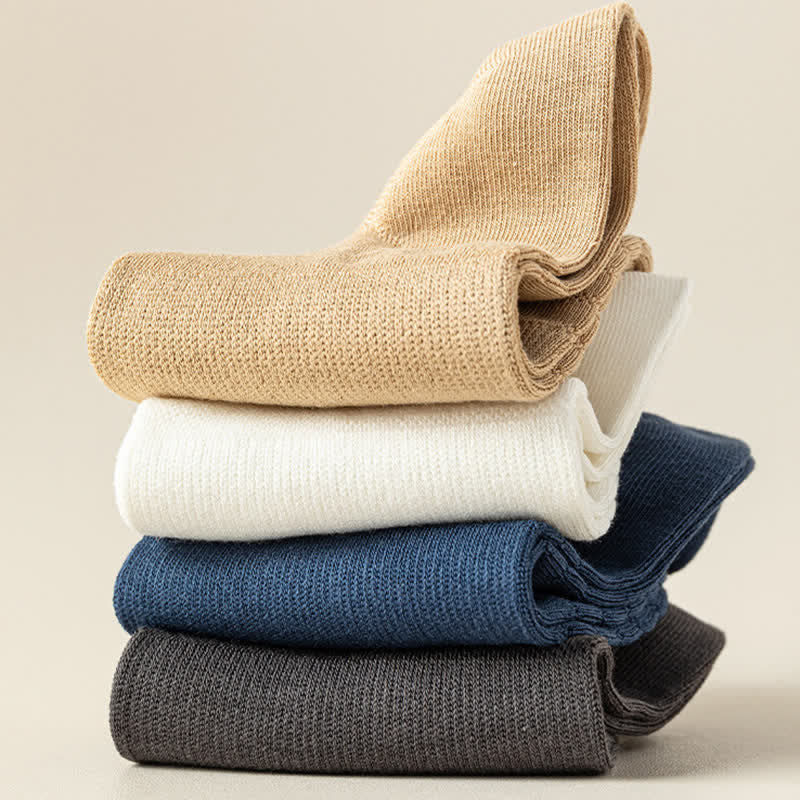 Men's Mesh Ribbed Design Thin Summer Short Socks