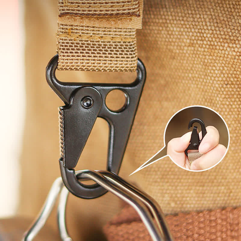 Velcro Webbing Tactic Belt Loop Nylon Keychain